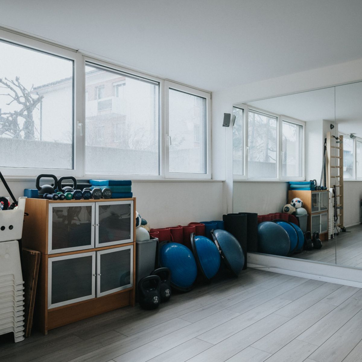 Salle d'entraînement pour le coaching sportif de Gauthier Coaching à Pully
