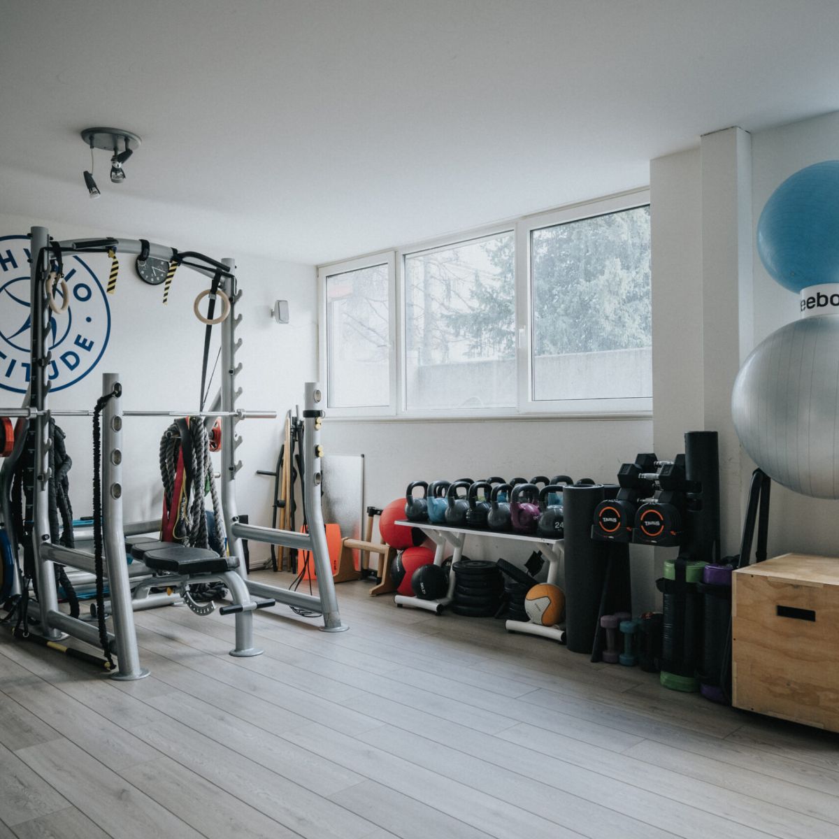Salle d'entraînement pour le coaching sportif de Gauthier Coaching à Pully